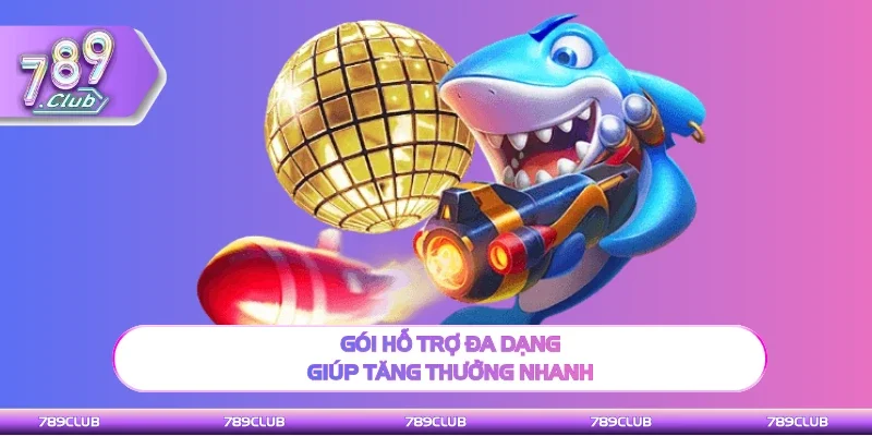 Gói hỗ trợ đa dạng giúp tăng thưởng xu nhanh